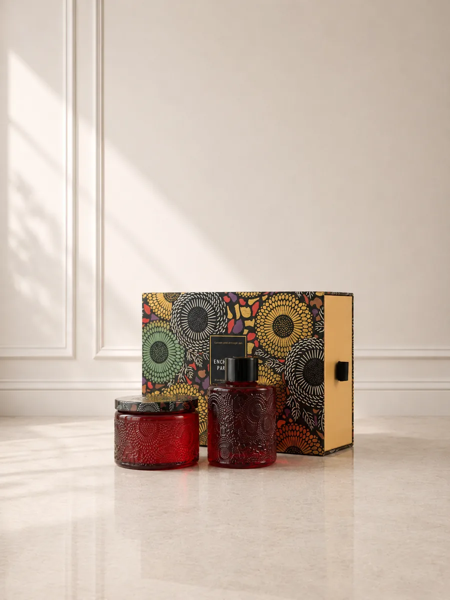 ENCHANTÉ PARFUM — SET VELA y DIFUSOR Jo Malone Rose